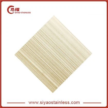 Lembaran Stainless Steel Garis Rambut Dekoratif
